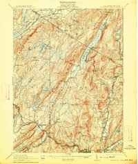 1910 Map of Greenwood Lake, 1913 Print