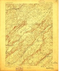 1888 Map of Hackettstown