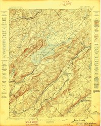 preview thumbnail of historical topo map of Hackettstown, NJ in 1898