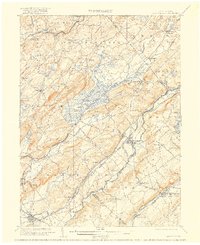 Download a high-resolution, GPS-compatible USGS topo map for Hackettstown, NJ (1916 edition)