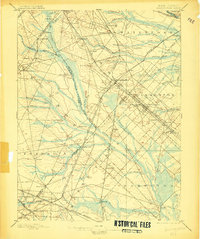 1898 Map of Hammonton, NJ, 1903 Print