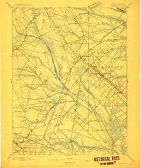 preview thumbnail of historical topo map of Hammonton, NJ in 1898