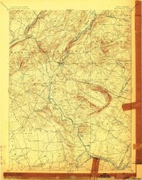1898 Map of High Bridge, NJ, 1903 Print