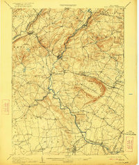 Download a high-resolution, GPS-compatible USGS topo map for High Bridge, NJ (1922 edition)