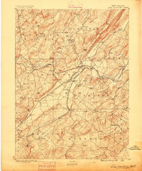 1888 Map of Lake Hopatcong