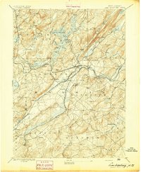 1894 Map of Lake Hopatcong