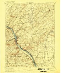 1906 Map of Lambertville, 1916 Print