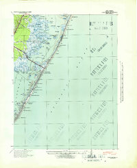 preview thumbnail of historical topo map of Ocean County, NJ in 1941