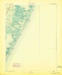 preview thumbnail of historical topo map of Ocean County, NJ in 1893