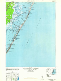 preview thumbnail of historical topo map of Ocean County, NJ in 1948