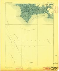 1891 Map of Maurice Cove, 1900 Print