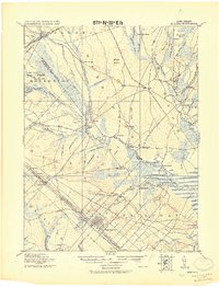preview thumbnail of historical topo map of Atlantic County, NJ in 1919