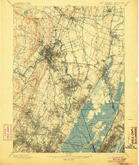 1903 Map of Paterson, 1904 Print