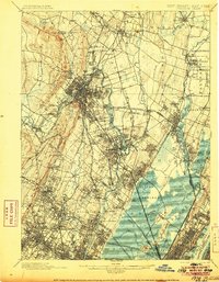 1903 Map of Paterson, 1906 Print