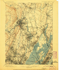 1903 Map of Paterson, 1908 Print