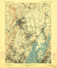 1903 Map of Paterson, 1909 Print