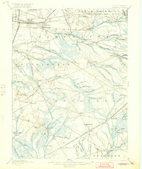 1898 Map of Pemberton, 1921 Print