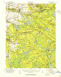 preview thumbnail of historical topo map of Burlington County, NJ in 1949