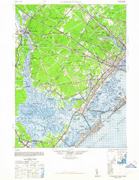 Download a high-resolution, GPS-compatible USGS topo map for Pleasantville, NJ (1948 edition)