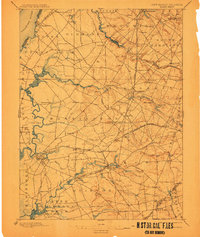 1898 Map of Salem, 1911 Print