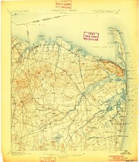 1901 Map of Sandy Hook