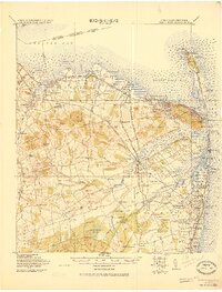 preview thumbnail of historical topo map of Monmouth County, NJ in 1918