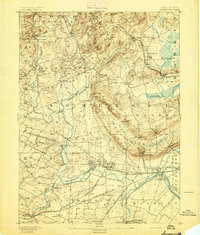 preview thumbnail of historical topo map of Somerville, NJ in 1893