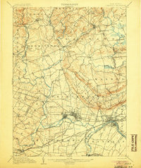 preview thumbnail of historical topo map of Somerville, NJ in 1905