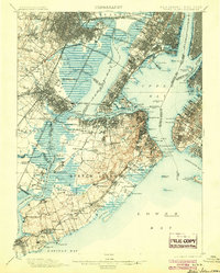 1900 Map of Staten Island, 1904 Print