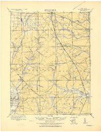 1918 Map of Tuckahoe, 1921 Print