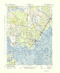 Download a high-resolution, GPS-compatible USGS topo map for Tuckerton, NJ (1942 edition)