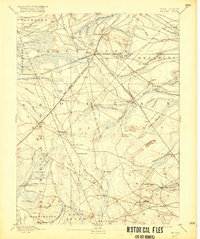 1888 Map of Whiting, 1916 Print