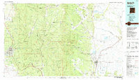 Download a high-resolution, GPS-compatible USGS topo map for Santa Fe, NM (1984 edition)