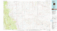Download a high-resolution, GPS-compatible USGS topo map for Toadlena, NM (1992 edition)