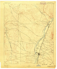 1889 Map of Albuquerque