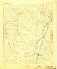 1893 Map of Albuquerque, 1904 Print