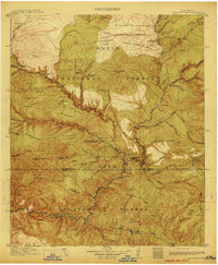 1913 Map of Alum Mountain