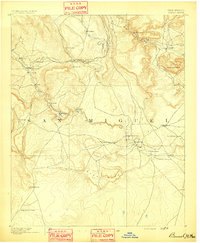 1891 Map of Bernal