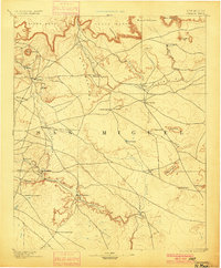 Download a high-resolution, GPS-compatible USGS topo map for Corazon, NM (1900 edition)