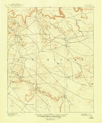 preview thumbnail of historical topo map of San Miguel County, NM in 1894
