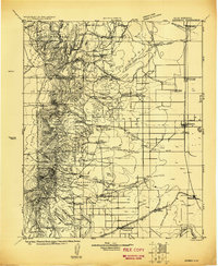 1917 Map of Valencia County, NM