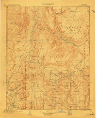 Download a high-resolution, GPS-compatible USGS topo map for Gallina, NM (1909 edition)