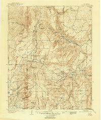 Download a high-resolution, GPS-compatible USGS topo map for Gallina, NM (1946 edition)