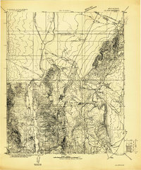1916 Map of Alamillo, NM