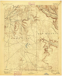 Download a high-resolution, GPS-compatible USGS topo map for Lamy, NM (1894 edition)