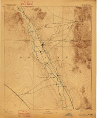 1893 Map of Las Cruces