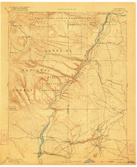 1892 Map of Santa Clara, 1921 Print