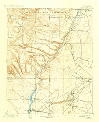 1892 Map of Santa Clara, 1940 Print