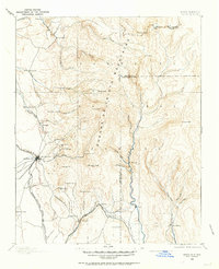 1889 Map of Santa Fe, 1963 Print