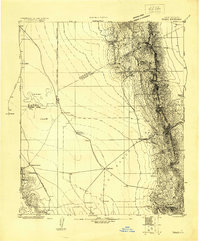 preview thumbnail of historical topo map of Doña Ana County, NM in 1916